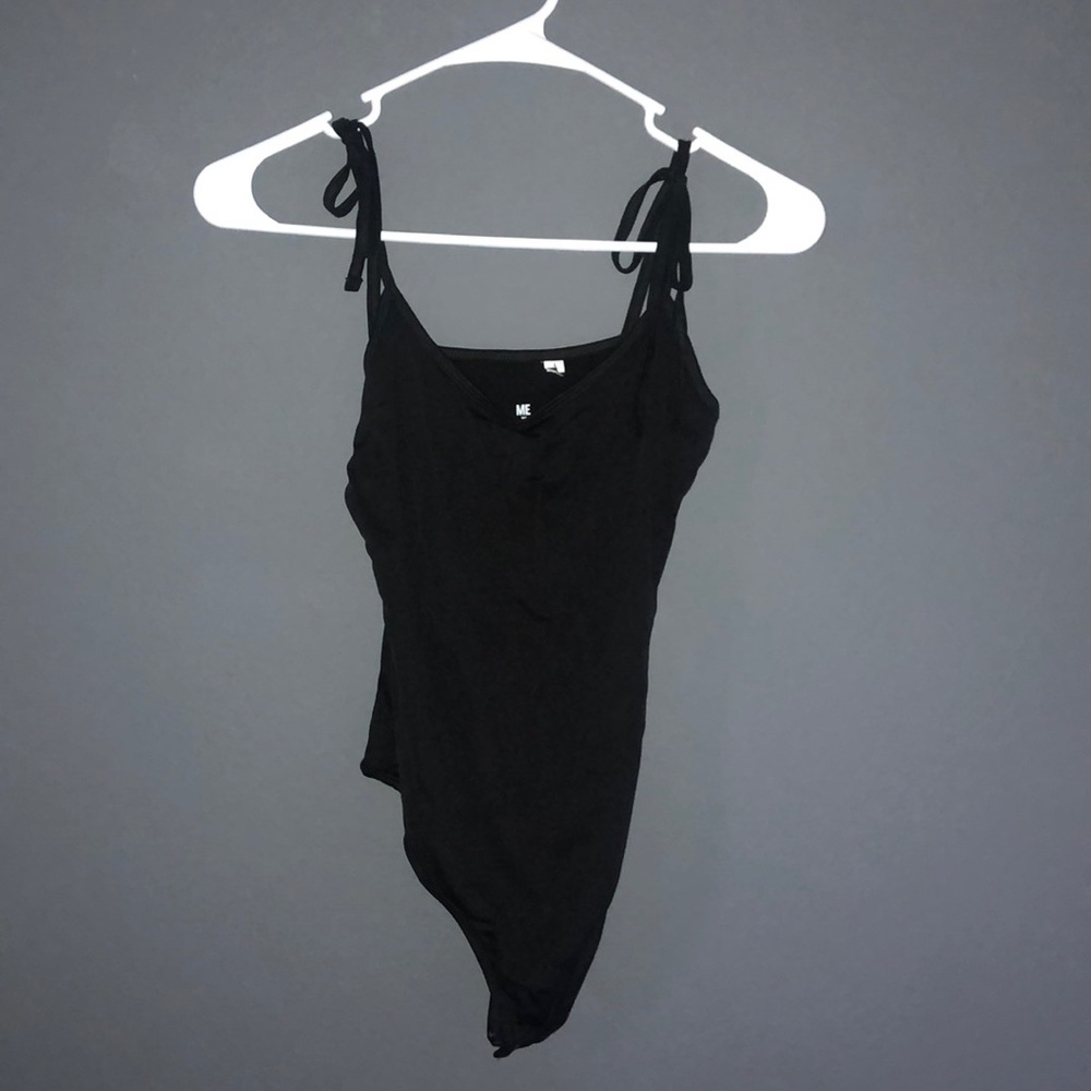 Black Me to We tie bodysuit